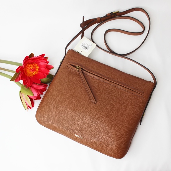 Fossil Handbags - FOSSIL | Gemma Large Cross Body Purse Brown